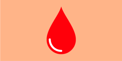 Grafika przedstawiająca kroplę krwi